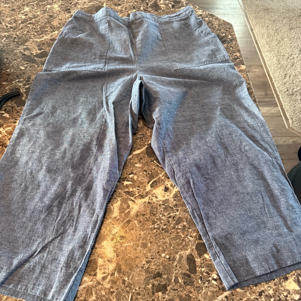 Alfred Dunner Denim Blue Pants
